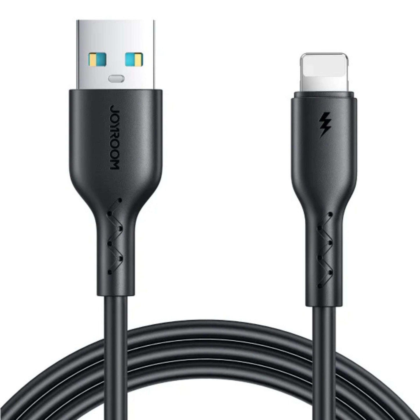 JOYROOM A26 Flash Charge Series 3A USB-A to Lightning Fast Charging Data Cable, Cable Length:1m - Black