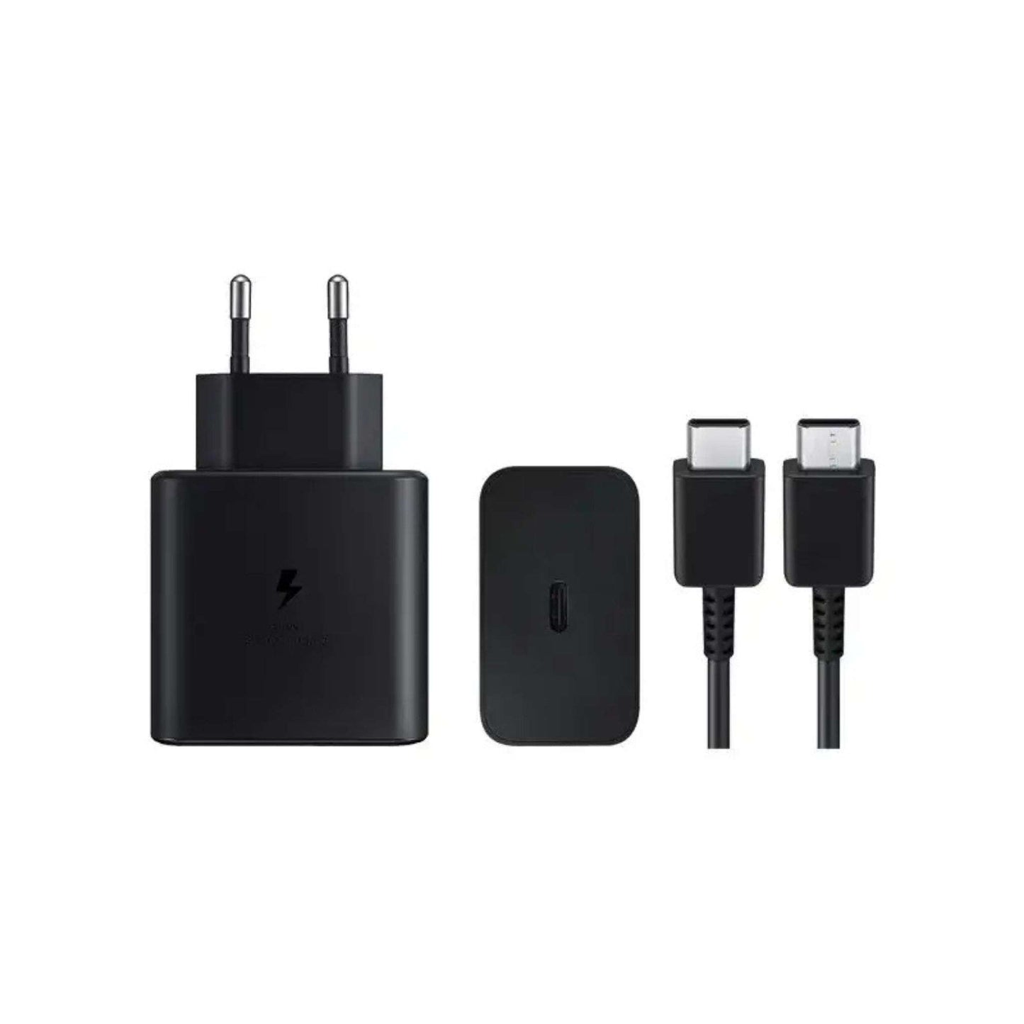 100% Original Samsung 45w Super Fast Charger With Type C To C Cable