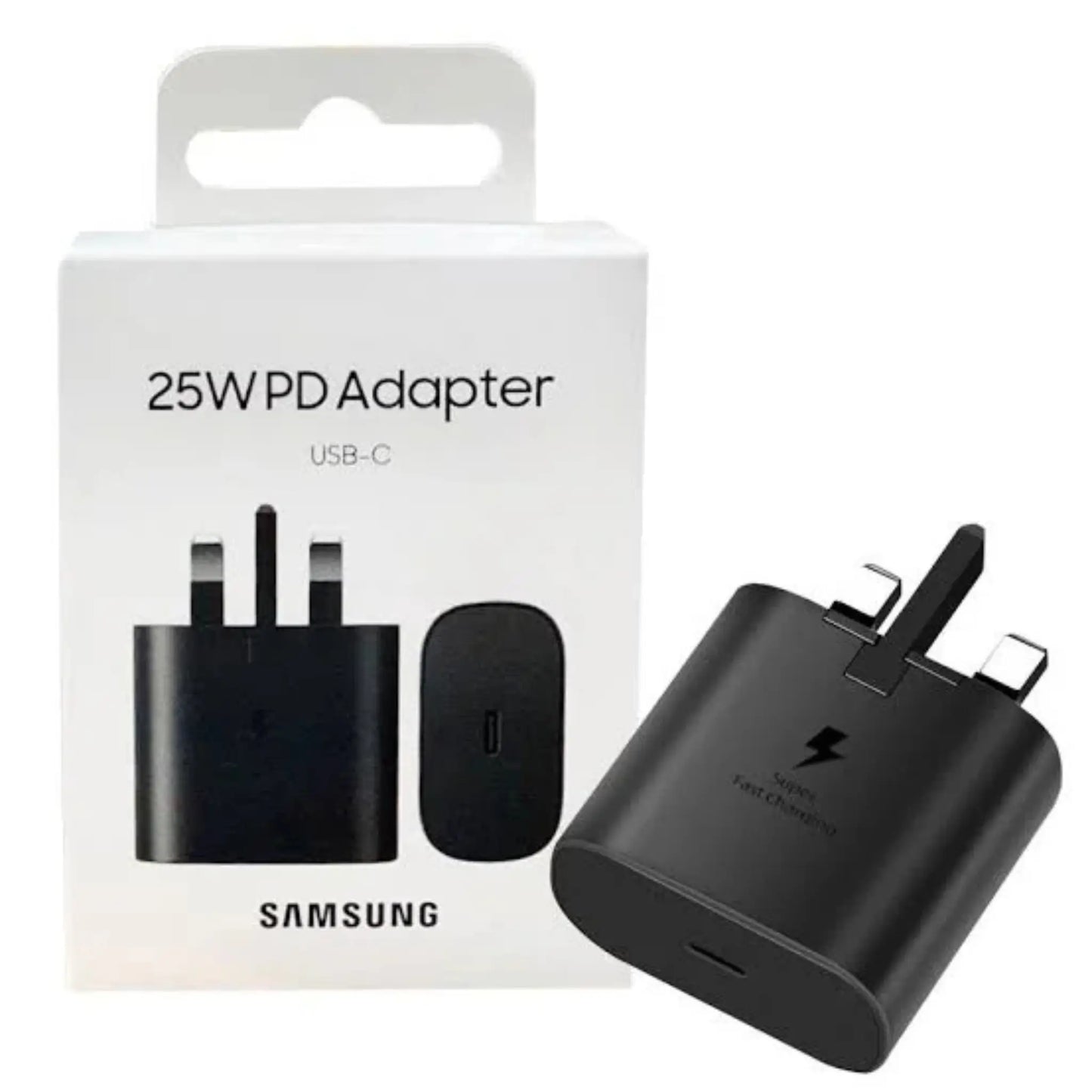 Official Samsung 25W 3Pin UK Super Fast Adapter
