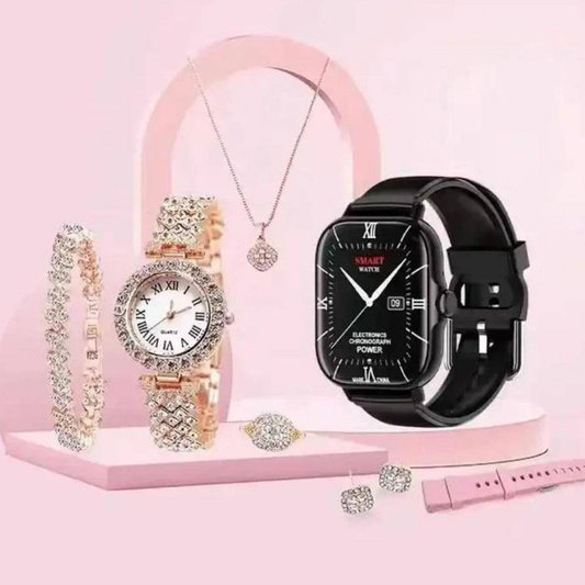 A58 Plus Smart Watch Stainless Steel Strap| For Ladies or Couple