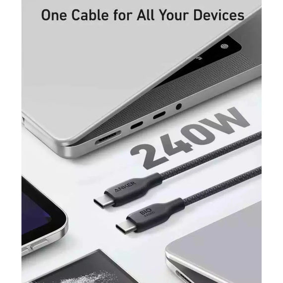Anker 544 USB C To USB C Cable 240W Bio-Nylon