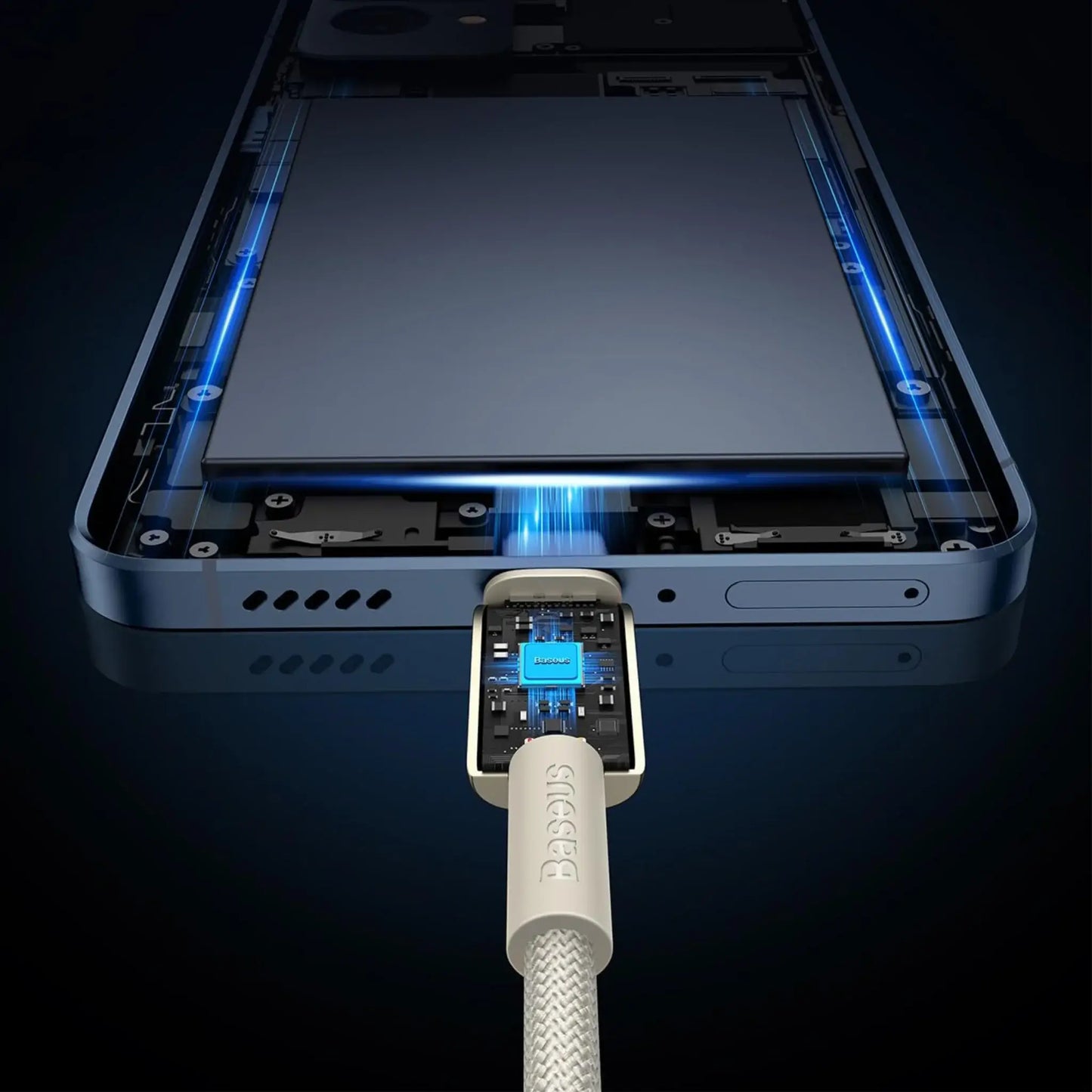 Baseus Tungsten Gold Fast Charging Data Cable Type-C to Type-C 100W 1m