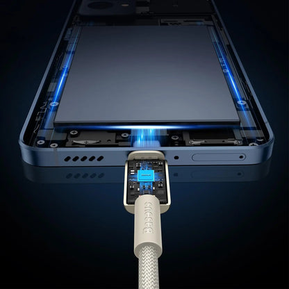 Baseus Tungsten Gold Fast Charging Data Cable Type-C to Type-C 100W 1m