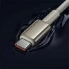 Baseus Tungsten Gold Fast Charging Data Cable Type-C to Type-C 100W 1m