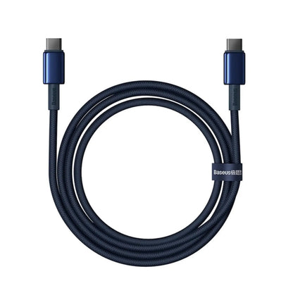 Baseus Tungsten Gold Fast Charging Data Cable Type-C to Type-C 100W 1m