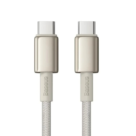 Baseus Tungsten Gold Fast Charging Data Cable Type-C to Type-C 100W 1m