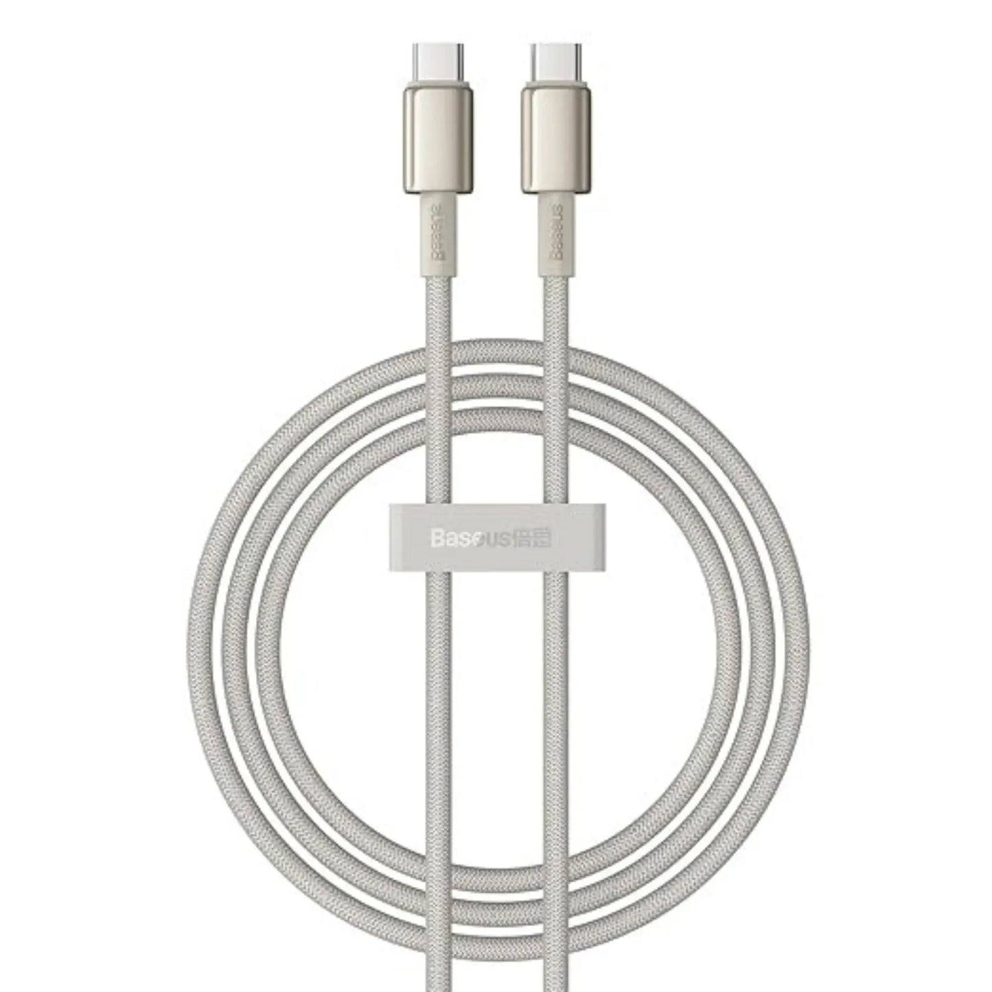 Baseus Tungsten Gold Fast Charging Data Cable Type-C to Type-C 100W 1m