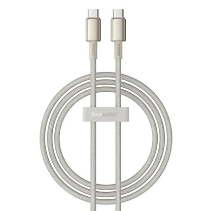 Baseus Tungsten Gold Fast Charging Data Cable Type-C to Type-C 100W 1m