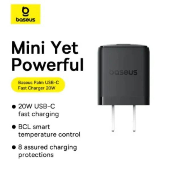 Baseus Palm Series Fast Charger U+C 20W US