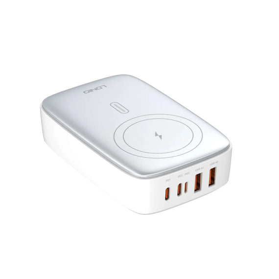 LDNIO Q4010| 6 IN 1 140W Desktop Wireless Charger