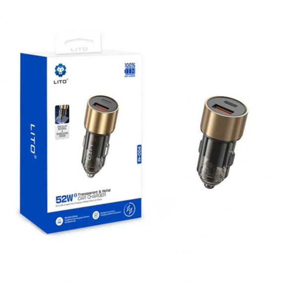 LITO IN-C04 52w Metal Car Charger