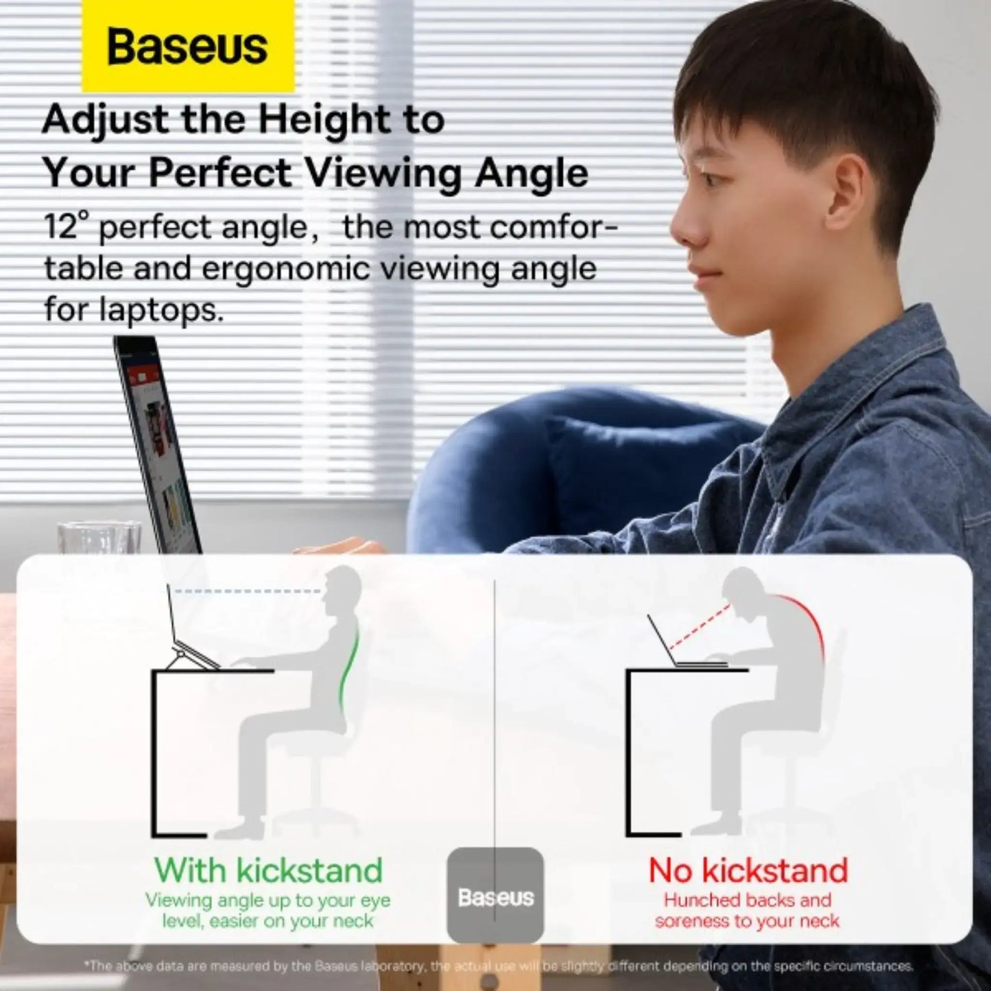 Baseus Slim Laptop Kickstand 2pcs Pack Grey