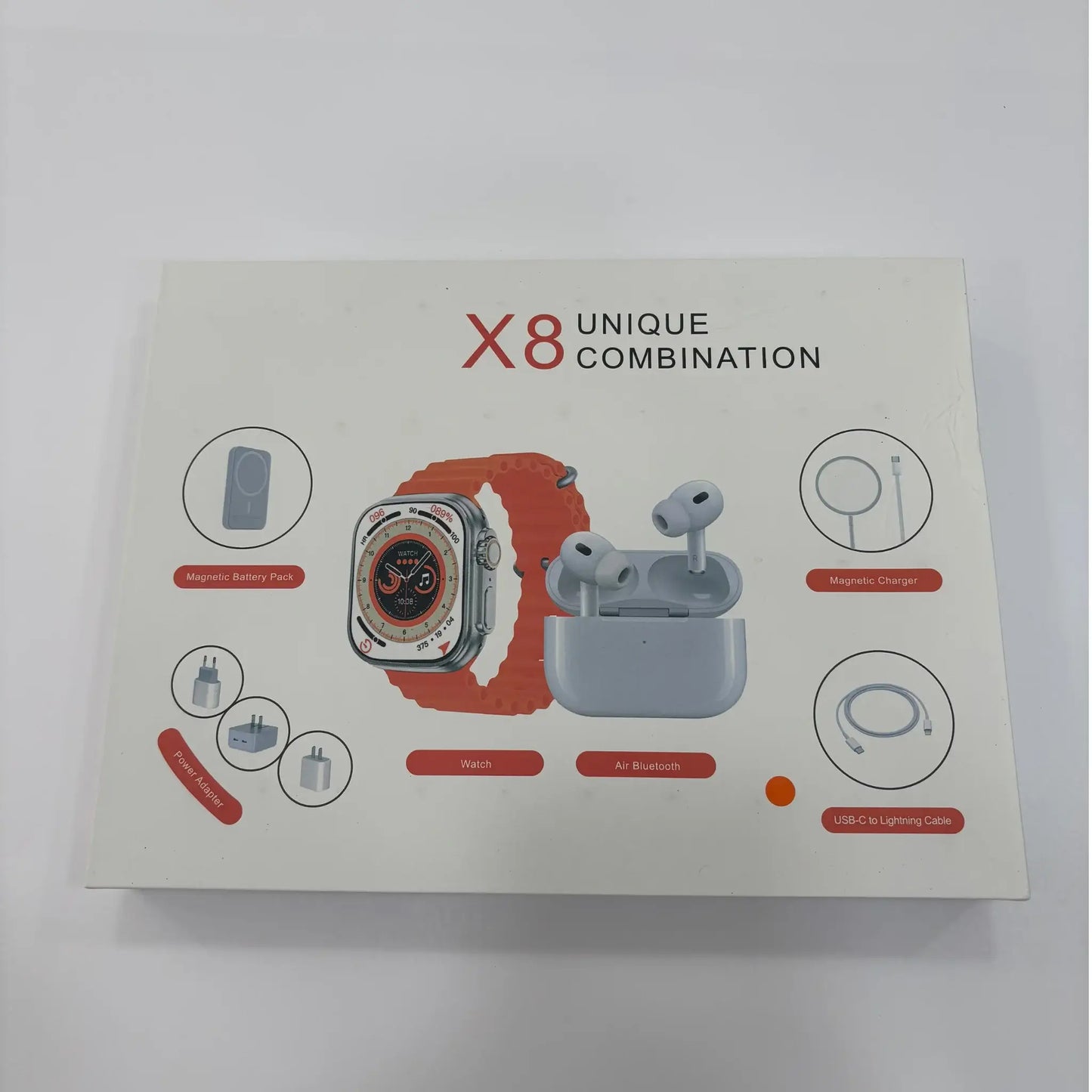 X8 Unique Combination Earbuds + Power Bank + Wireless Charger