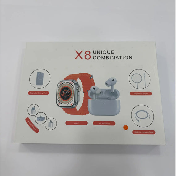 X8 Unique Combination Earbuds + Power Bank + Wireless Charger