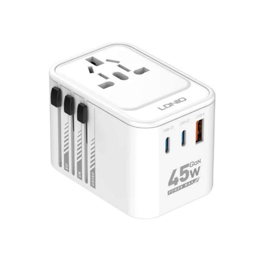 Ldnio Z8 GaN 45W Universal Adapter All-In-One Adapter