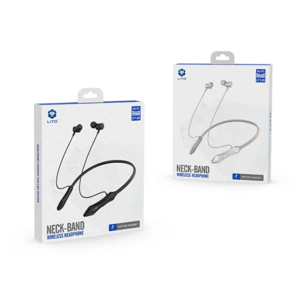 Lito (LT 135) Wireless Skin-Friendly Neckband Bluetooth Earphone