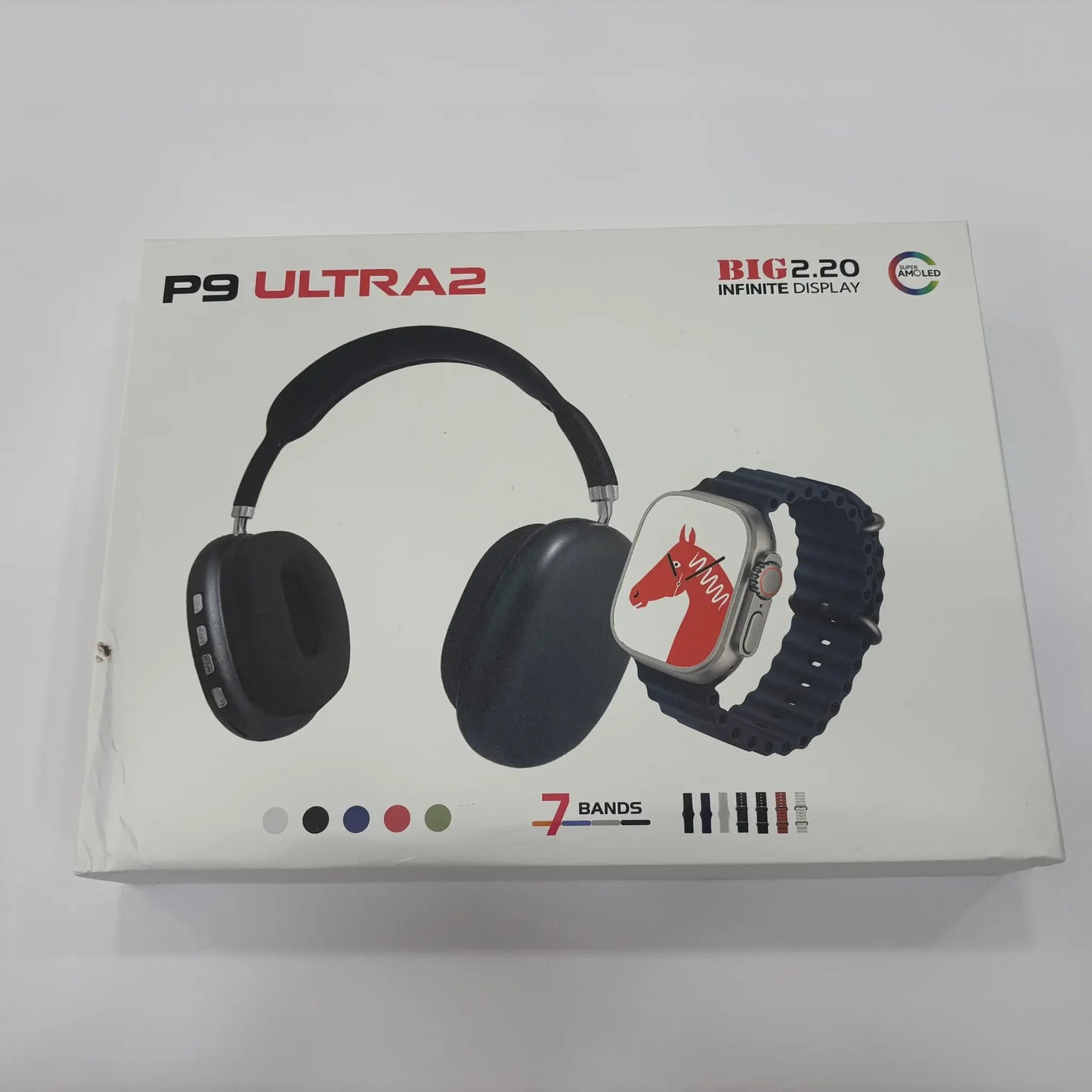 P9 ULTRA 2 SMART WATCH COMBO WITH HEADPHONES