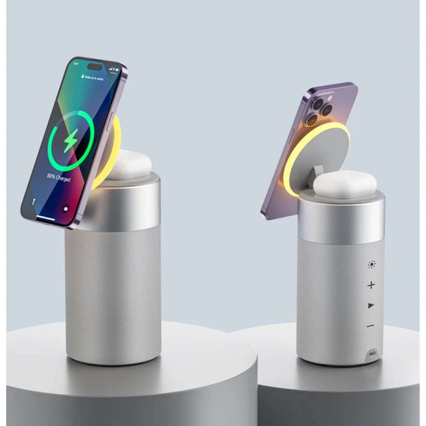 WIWU 3 in 1 wireless charger + speaker